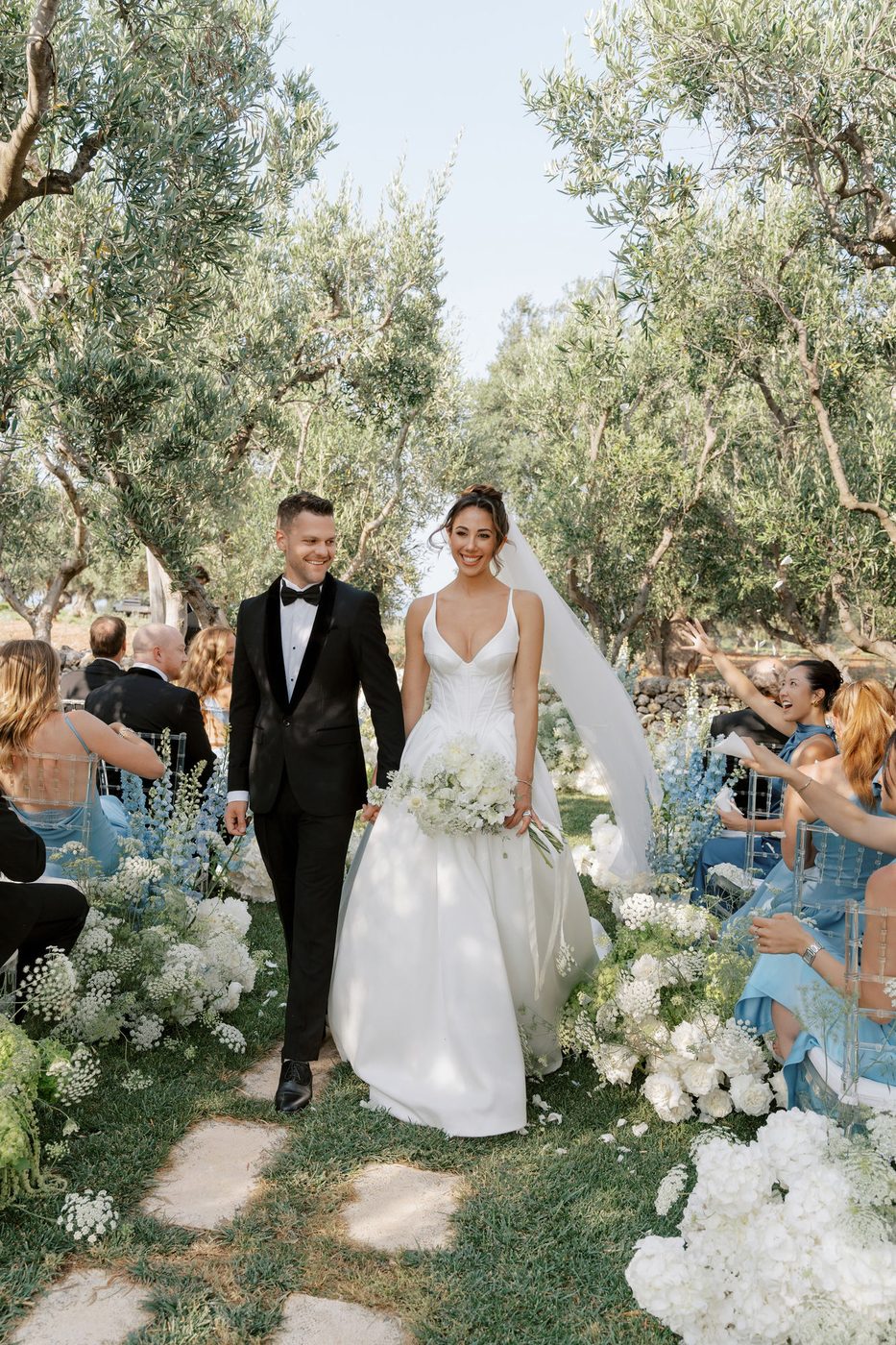 The olive garden at Masseria Alchimia