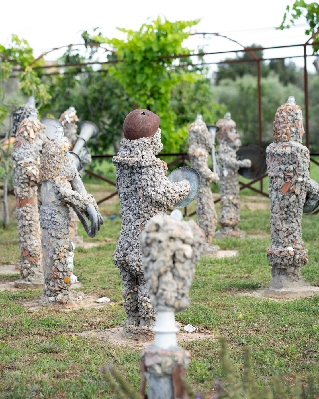 The sculpture park at Li Calizzi