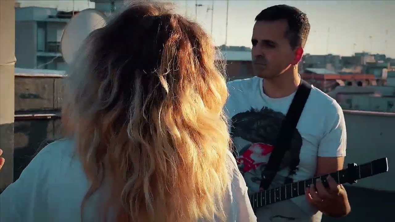 Twins Twice live on a rooftop in Bari